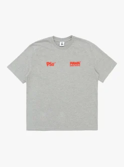Burnout T-Shirt Grey Marl<Pawa Speed Sports Fashion