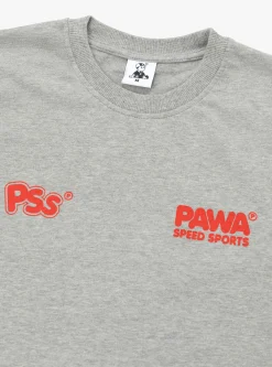 Burnout T-Shirt Grey Marl<Pawa Speed Sports Fashion