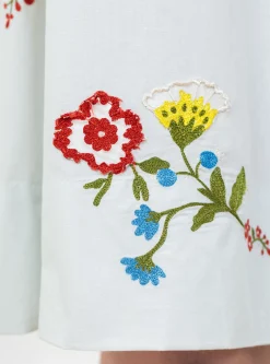 Calamus Dress Gooseberry Garden Ciel Blue<Laite Works Online