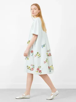 Calamus Dress Gooseberry Garden Ciel Blue<Laite Works Online