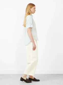 Camphor Shirt Greek Art Ciel Blue<Laite Works Fashion