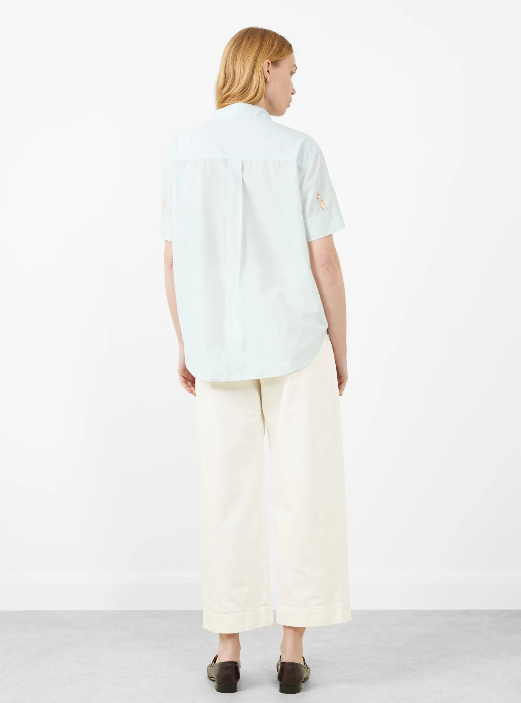 Camphor Shirt Greek Art Ciel Blue<Laite Works Fashion