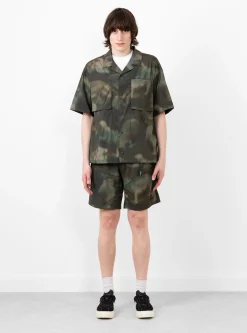 Camp Shorts Nature Mosaic Olive<Wild Things Online