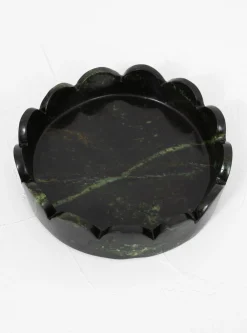 Canopy Side Plate Green Leopard Stone<Alessandra Williams Fashion