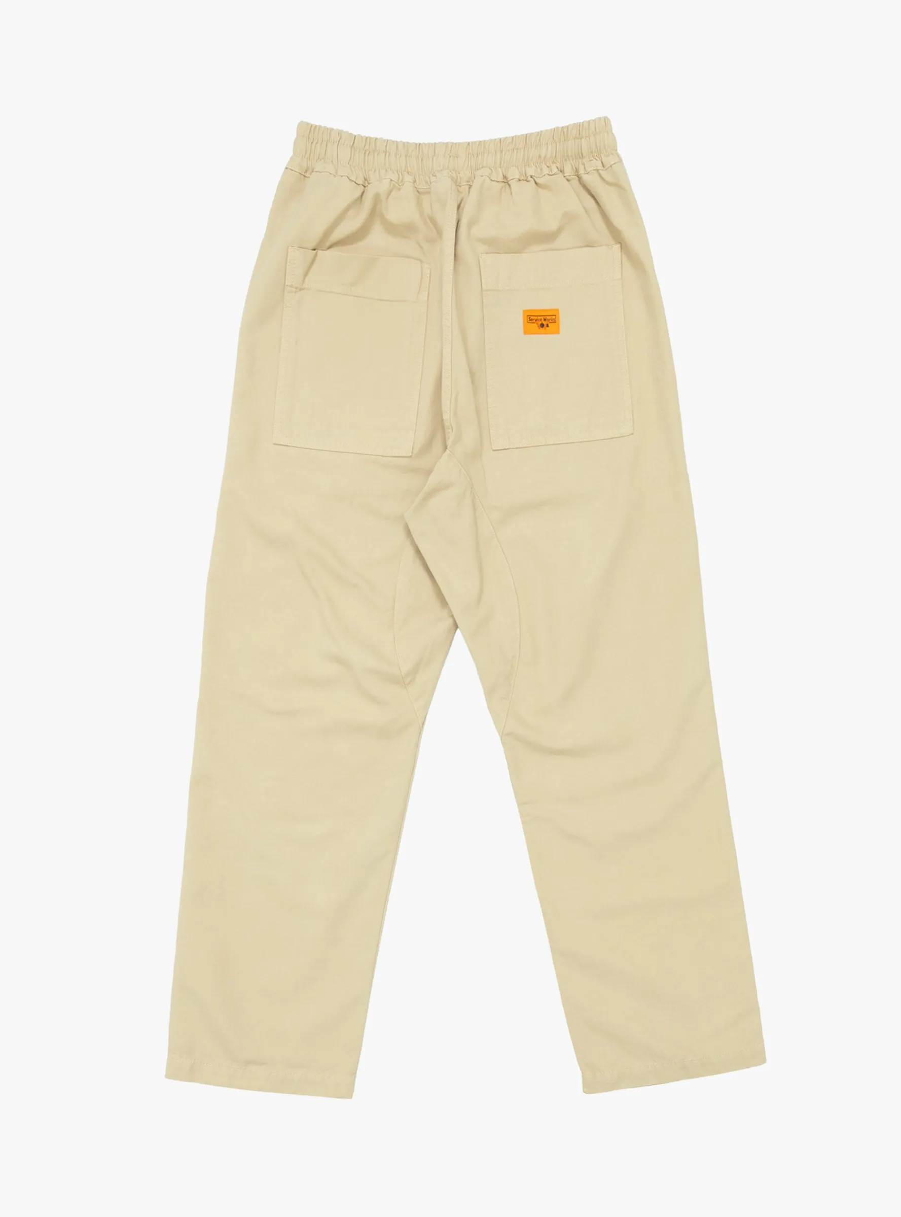Canvas Chef Pants Pale Khaki<Service Works Hot