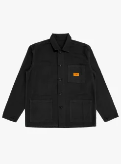 Canvas Chore Shirt Black<Service Works Discount
