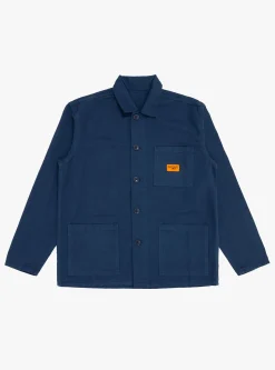 Canvas Chore Shirt Navy<Service Works Sale