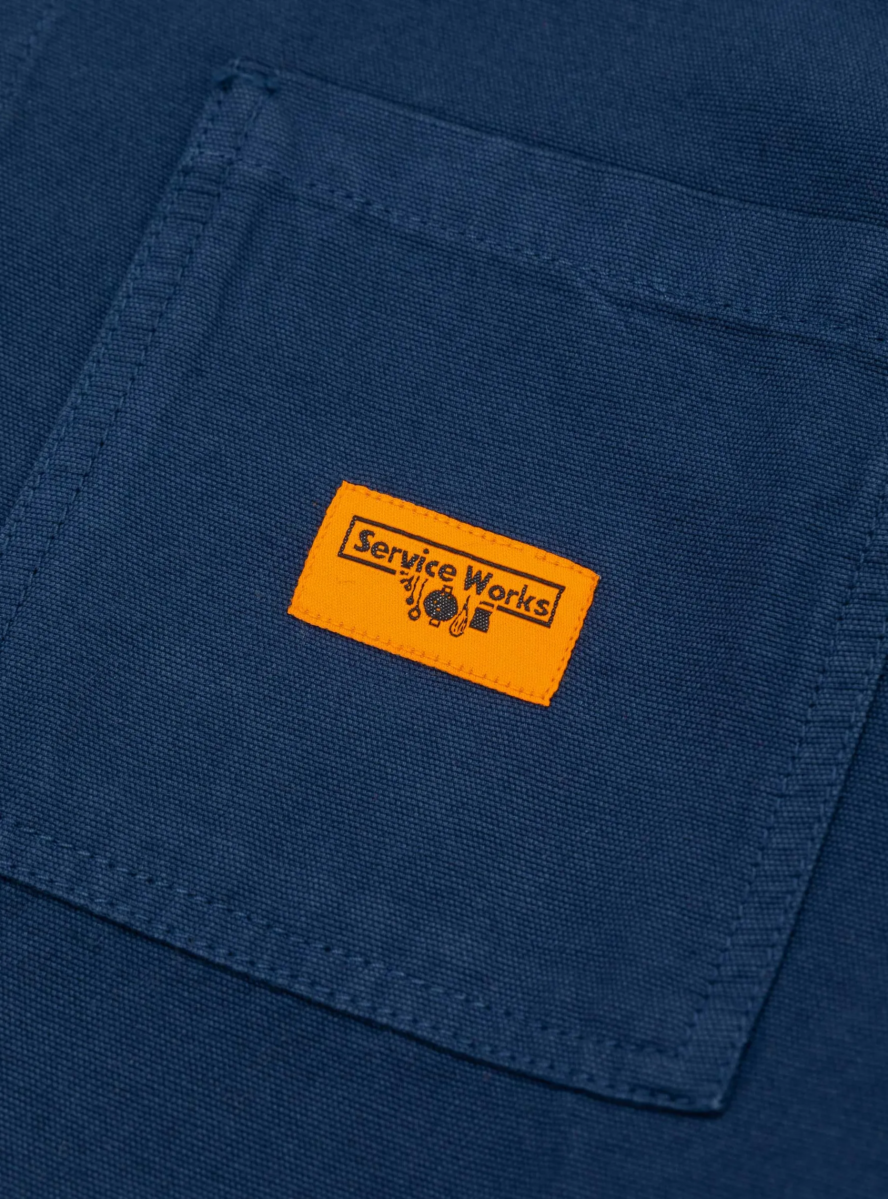 Canvas Chore Shirt Navy<Service Works Sale