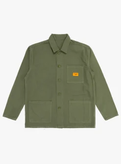 Canvas Chore Shirt Olive<Service Works Online