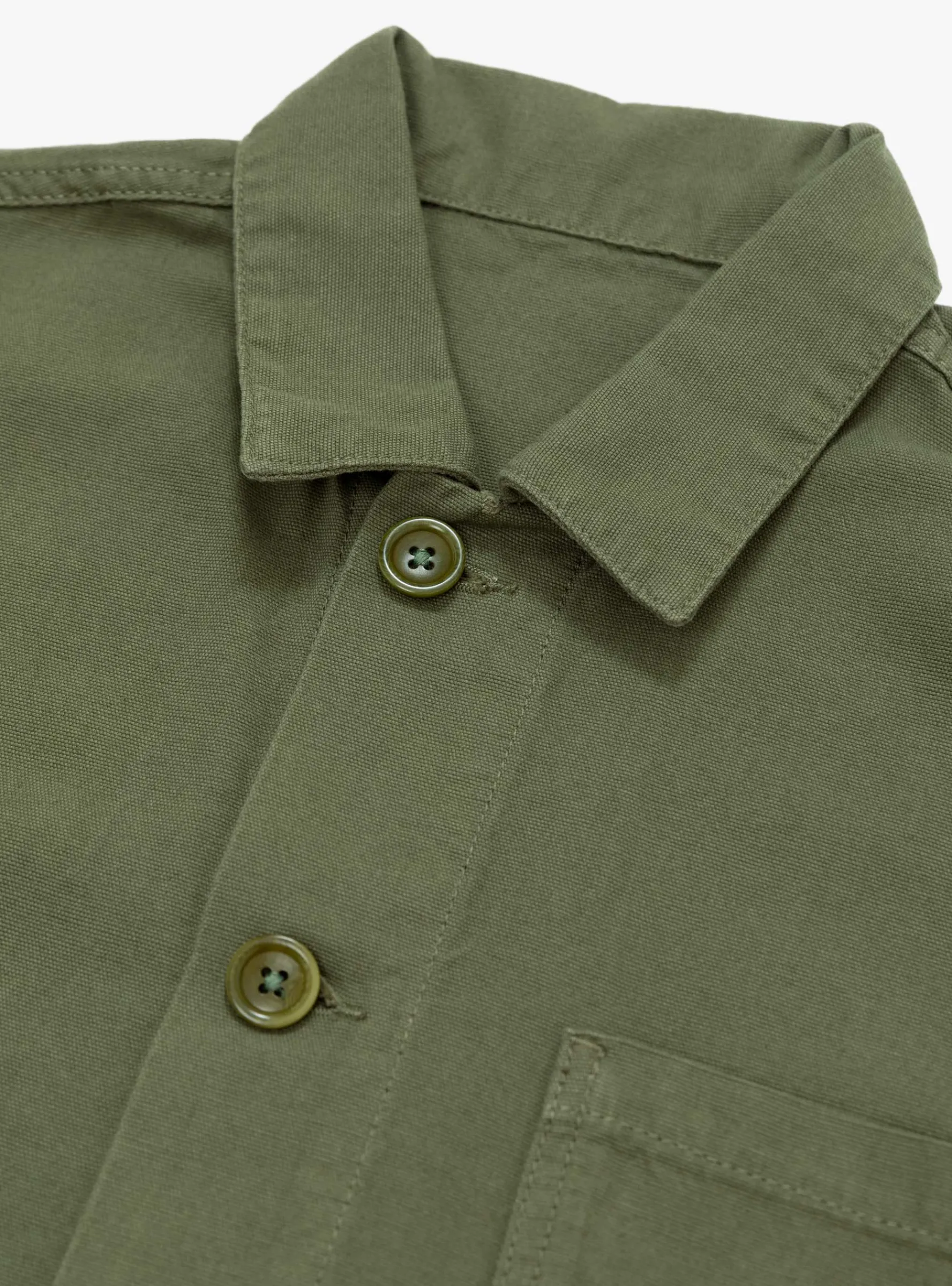 Canvas Chore Shirt Olive<Service Works Online