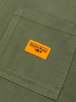 Canvas Chore Shirt Olive<Service Works Online