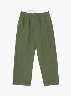 Canvas Part Timer Pants Olive<Service Works Sale