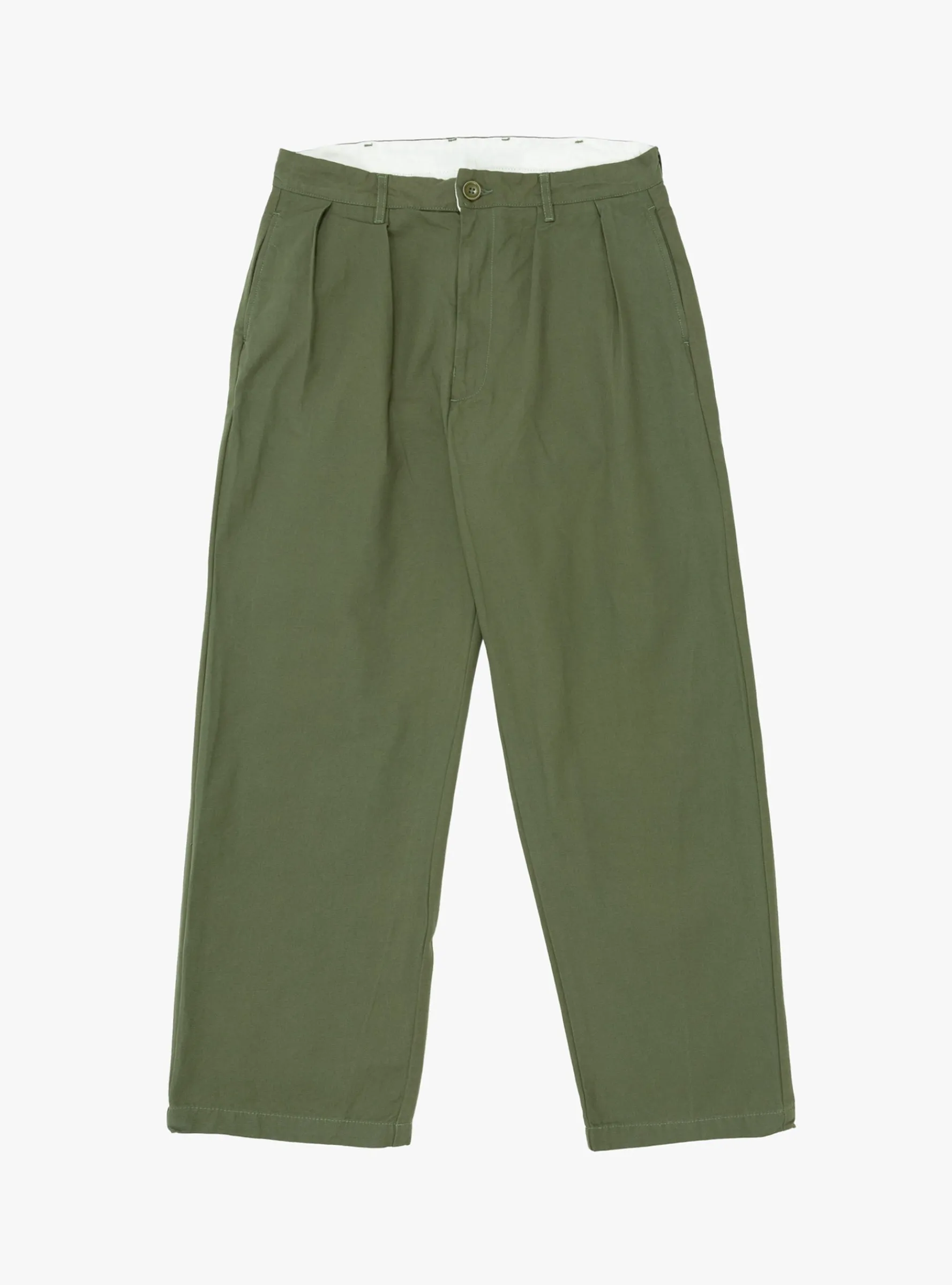Canvas Part Timer Pants Olive<Service Works Sale