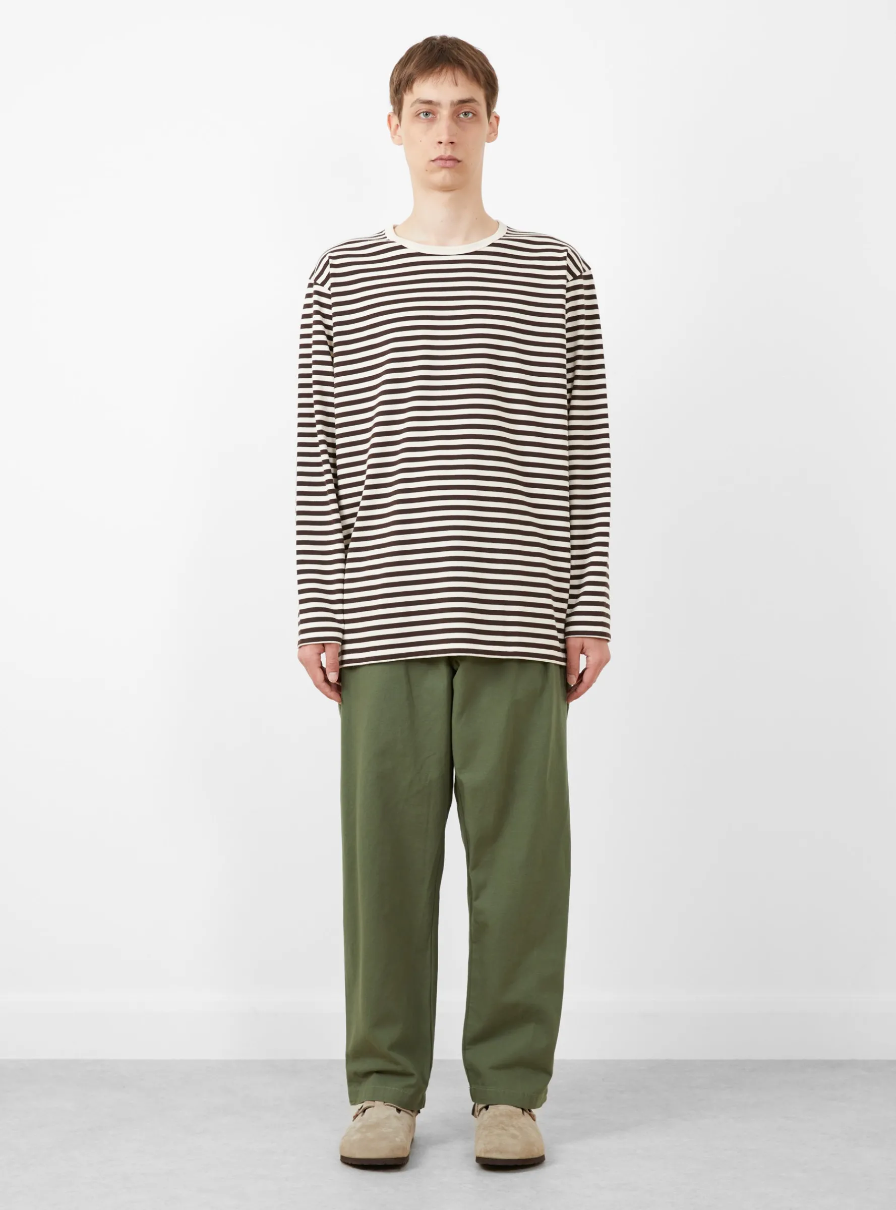 Canvas Part Timer Pants Olive<Service Works Sale