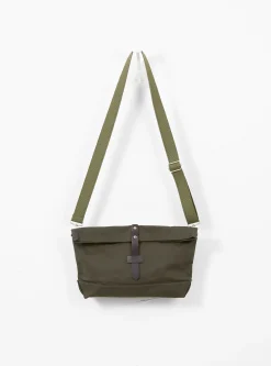 Canvas Travel Shoulder Pouch Olive<Heritage Leather Company Sale