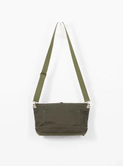 Canvas Travel Shoulder Pouch Olive<Heritage Leather Company Sale