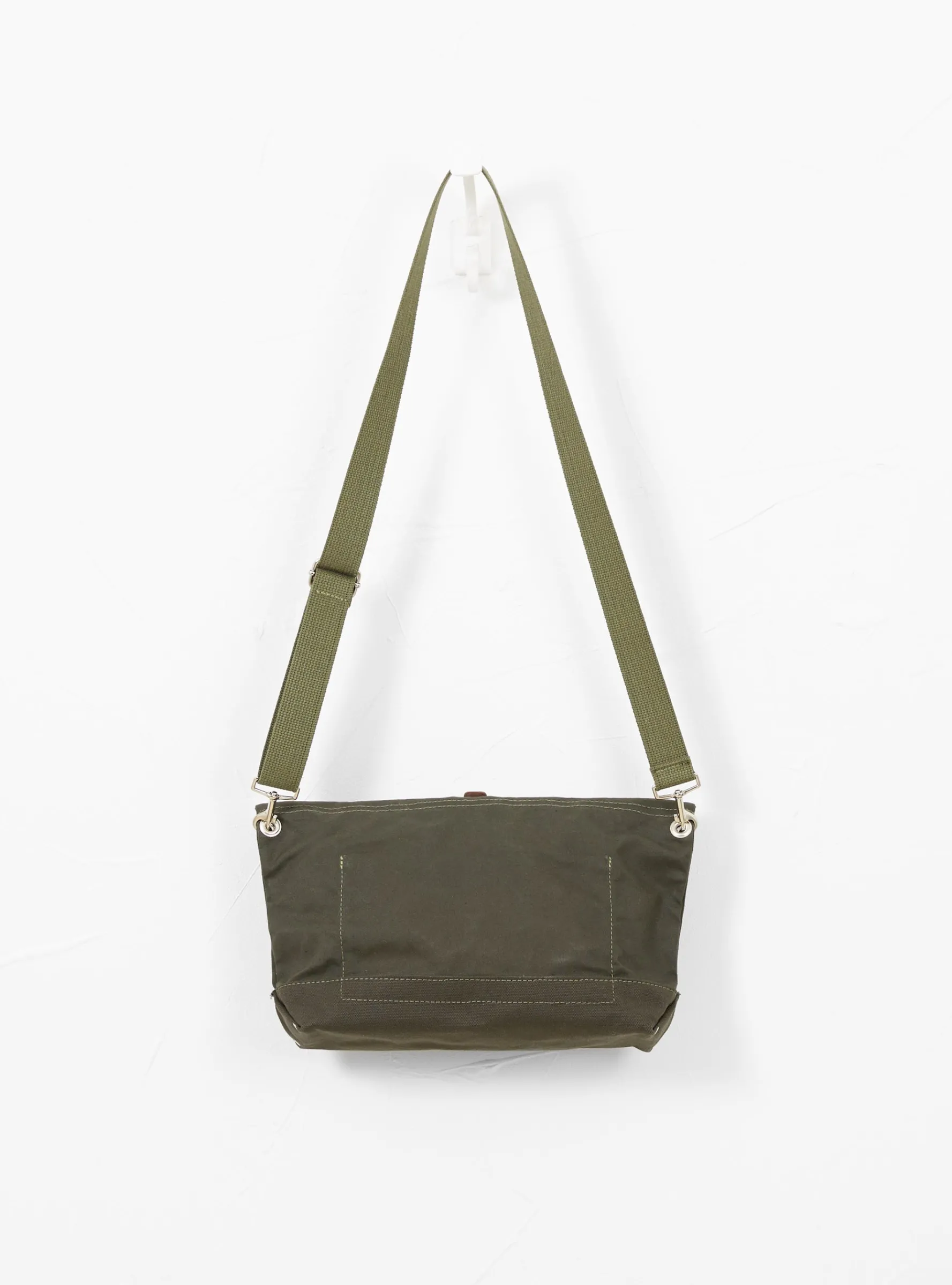 Canvas Travel Shoulder Pouch Olive<Heritage Leather Company Sale