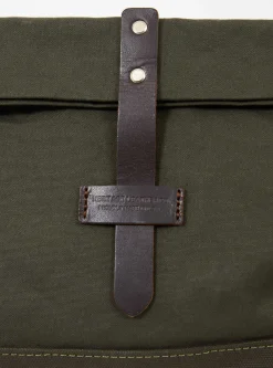 Canvas Travel Shoulder Pouch Olive<Heritage Leather Company Sale
