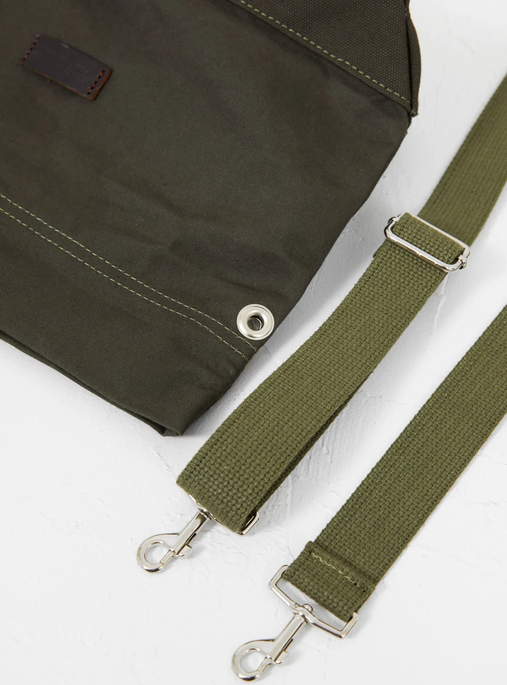 Canvas Travel Shoulder Pouch Olive<Heritage Leather Company Sale