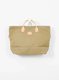 Canvas Utility 2 Way Bag Natural<Heritage Leather Company New