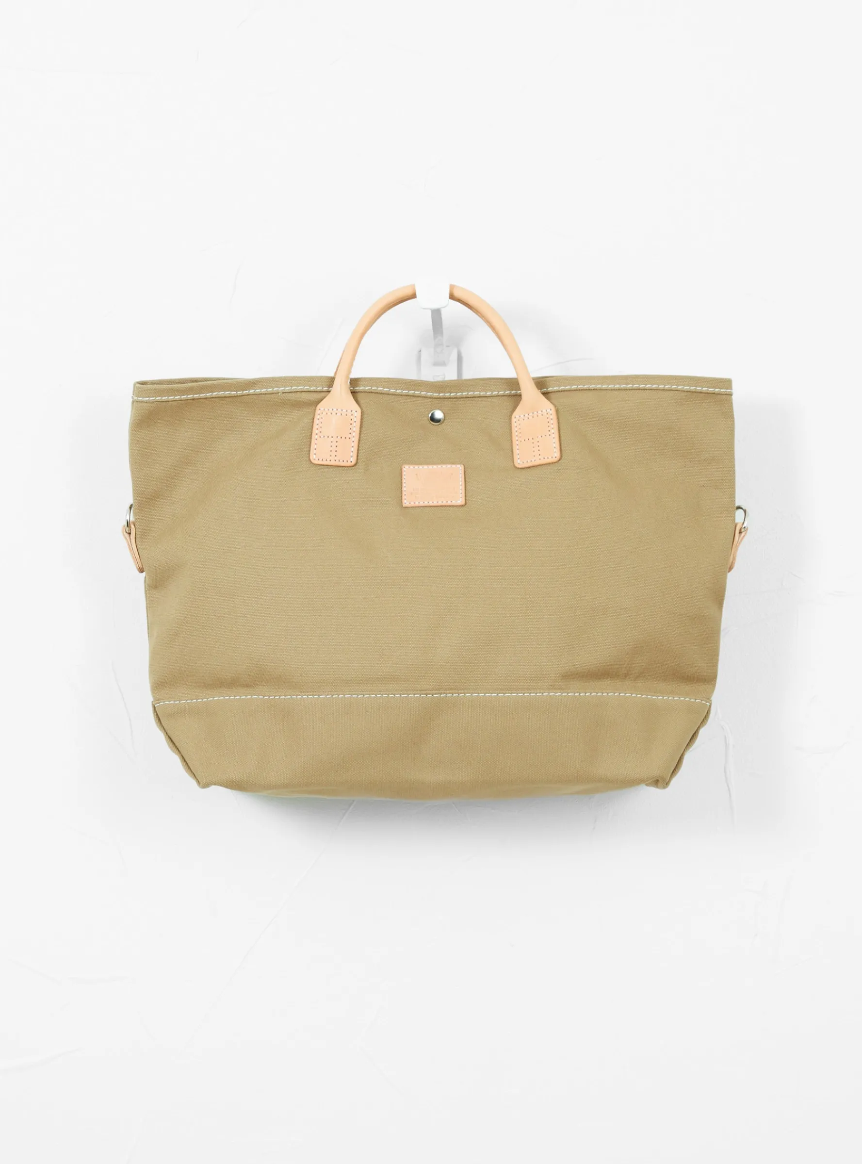 Canvas Utility 2 Way Bag Natural<Heritage Leather Company New