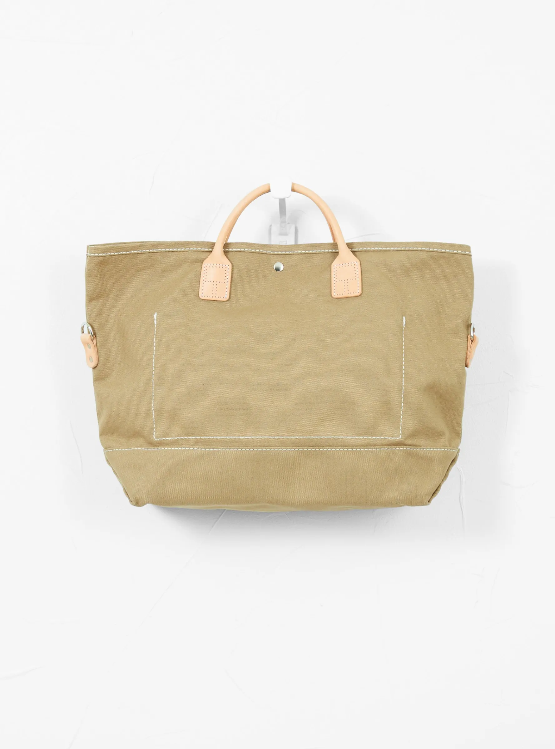 Canvas Utility 2 Way Bag Natural<Heritage Leather Company New