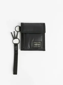 CAPSULE Square Wallet Black<Porter Yoshida & Co. Online