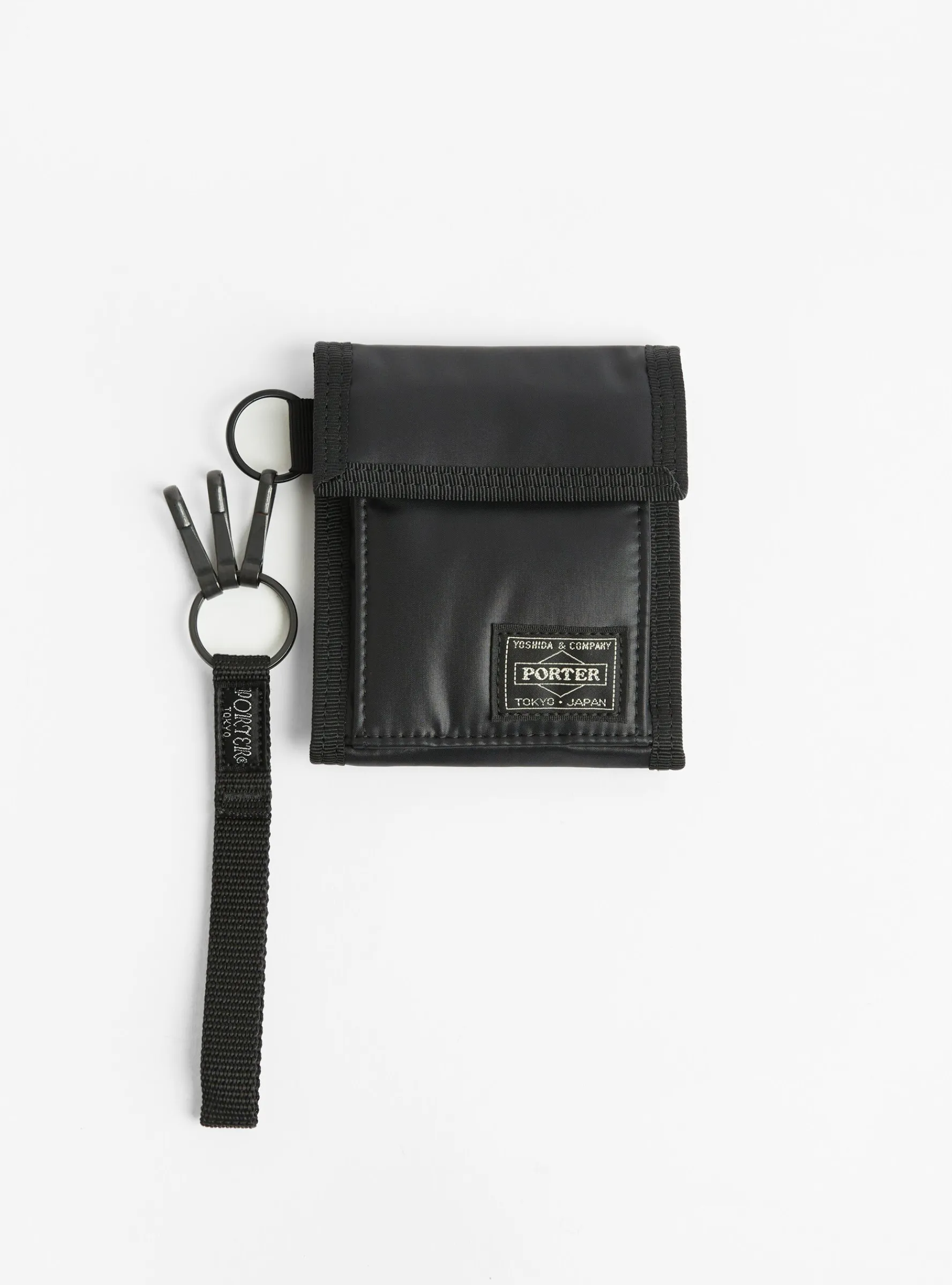 CAPSULE Square Wallet Black<Porter Yoshida & Co. Online