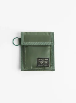 CAPSULE Square Wallet Khaki<Porter Yoshida & Co. Clearance
