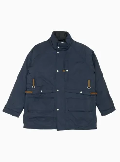 Car Coat Navy<Garbstore Best