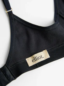 Carrie Soft Cup Bra Black<Elliot Organics Online