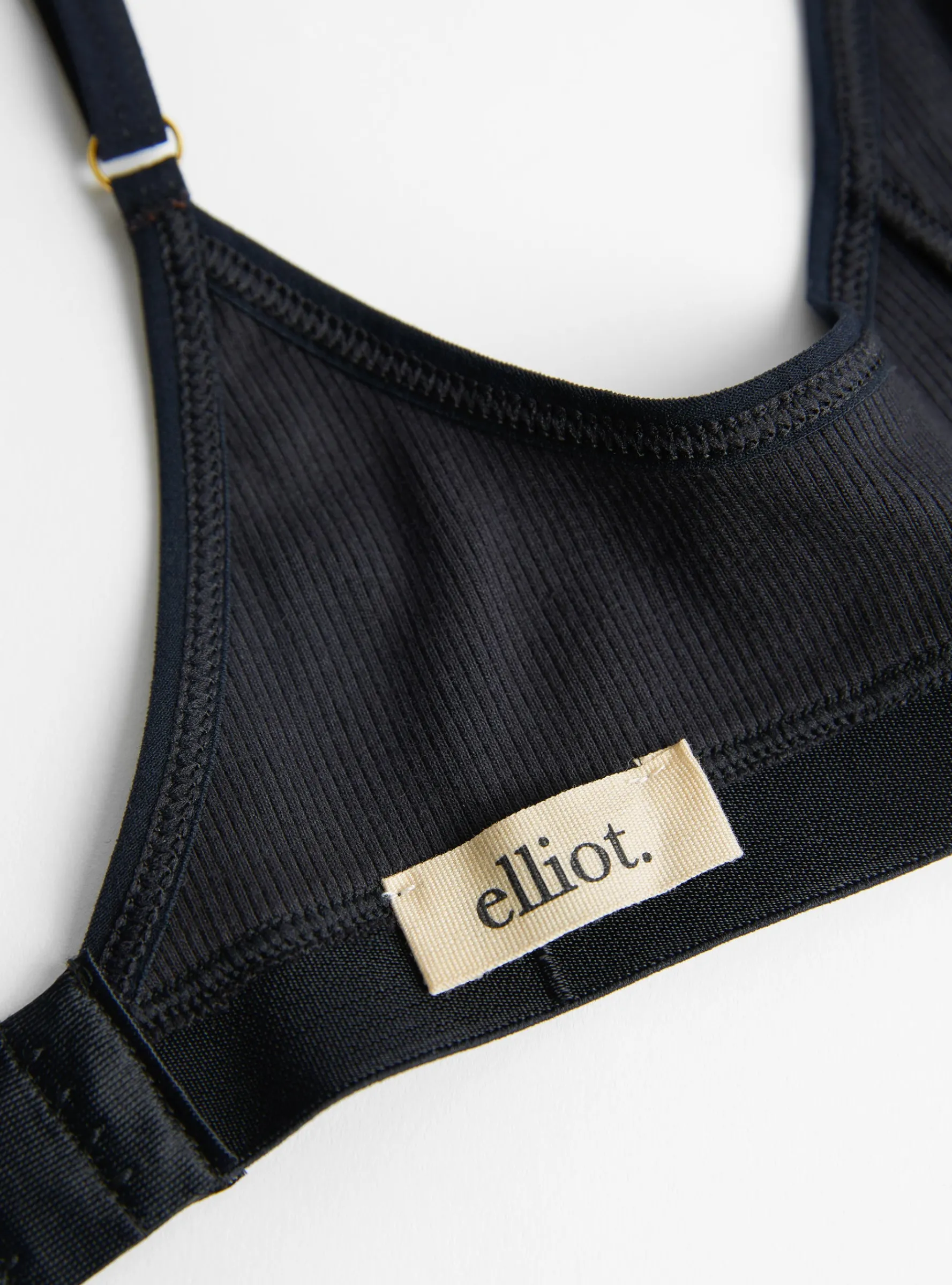 Carrie Soft Cup Bra Black<Elliot Organics Online
