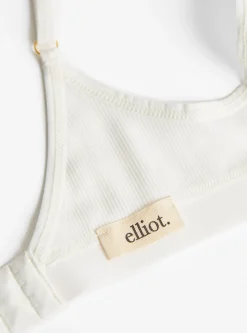 Carrie Soft Cup Bra Natural White<Elliot Organics Hot