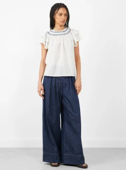 Cathy Blouse White Check<Bellerose New