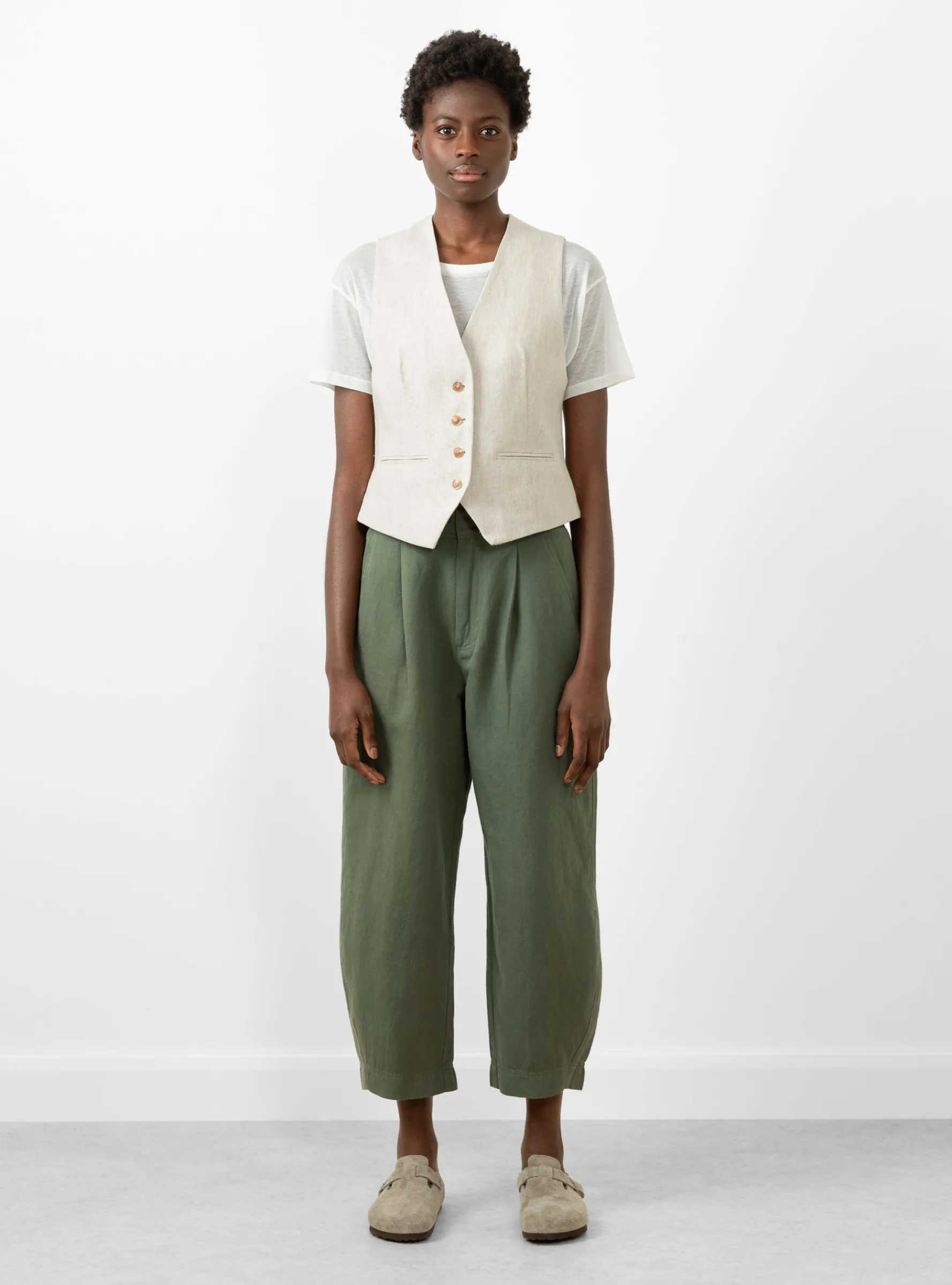 Cecelia Vest Flax<Apiece Apart Best