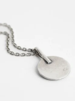 10 Cent Peace Pendant Necklace Silver<NORTH WORKS Fashion