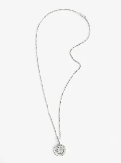 10 Cent Smile Pendant Necklace Silver<NORTH WORKS Online