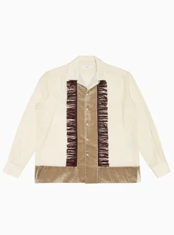 Chambray Velour Shirt Beige<TOGA VIRILIS New