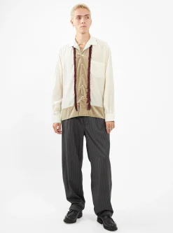 Chambray Velour Shirt Beige<TOGA VIRILIS New