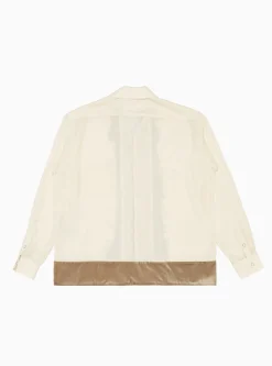 Chambray Velour Shirt Beige<TOGA VIRILIS New