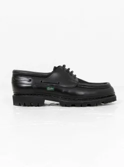 Chimey Shoe Black Smooth Leather & Cow Hair<Paraboot Outlet