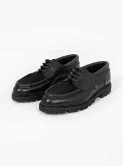Chimey Shoe Black Smooth Leather & Cow Hair<Paraboot Outlet