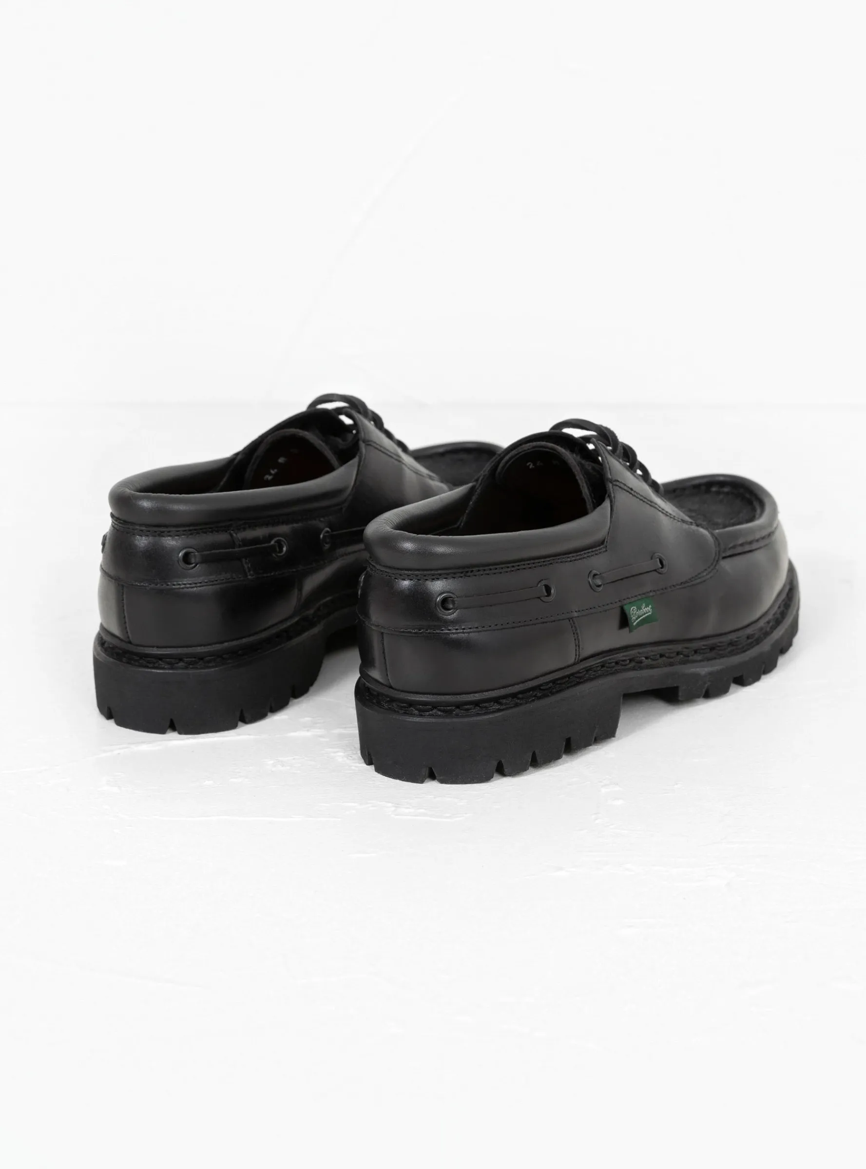 Chimey Shoe Black Smooth Leather & Cow Hair<Paraboot Outlet