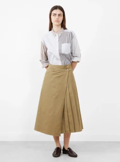 Chino Wrap Skirt Beige<BEAMS BOY Clearance