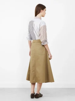 Chino Wrap Skirt Beige<BEAMS BOY Clearance