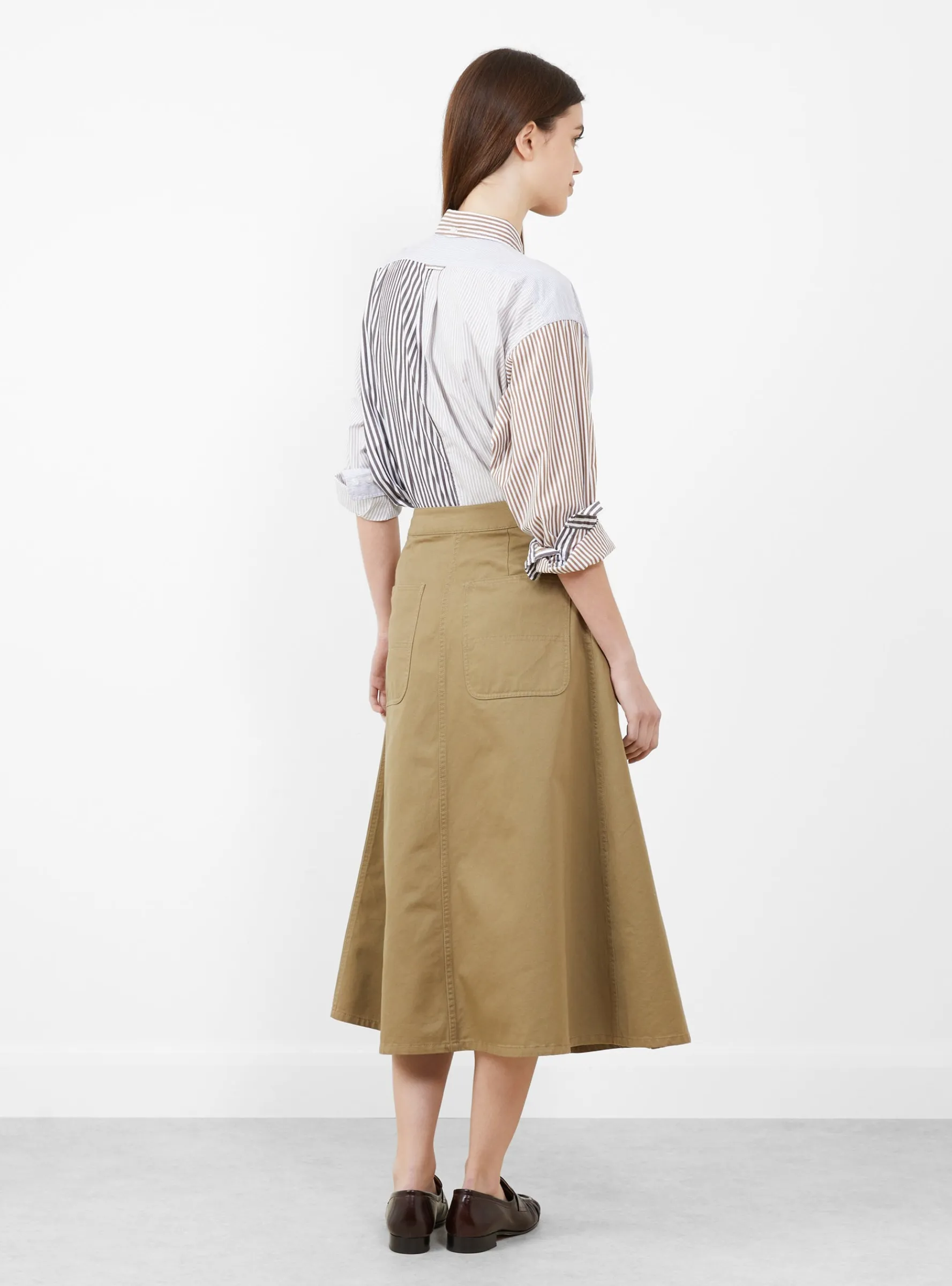 Chino Wrap Skirt Beige<BEAMS BOY Clearance