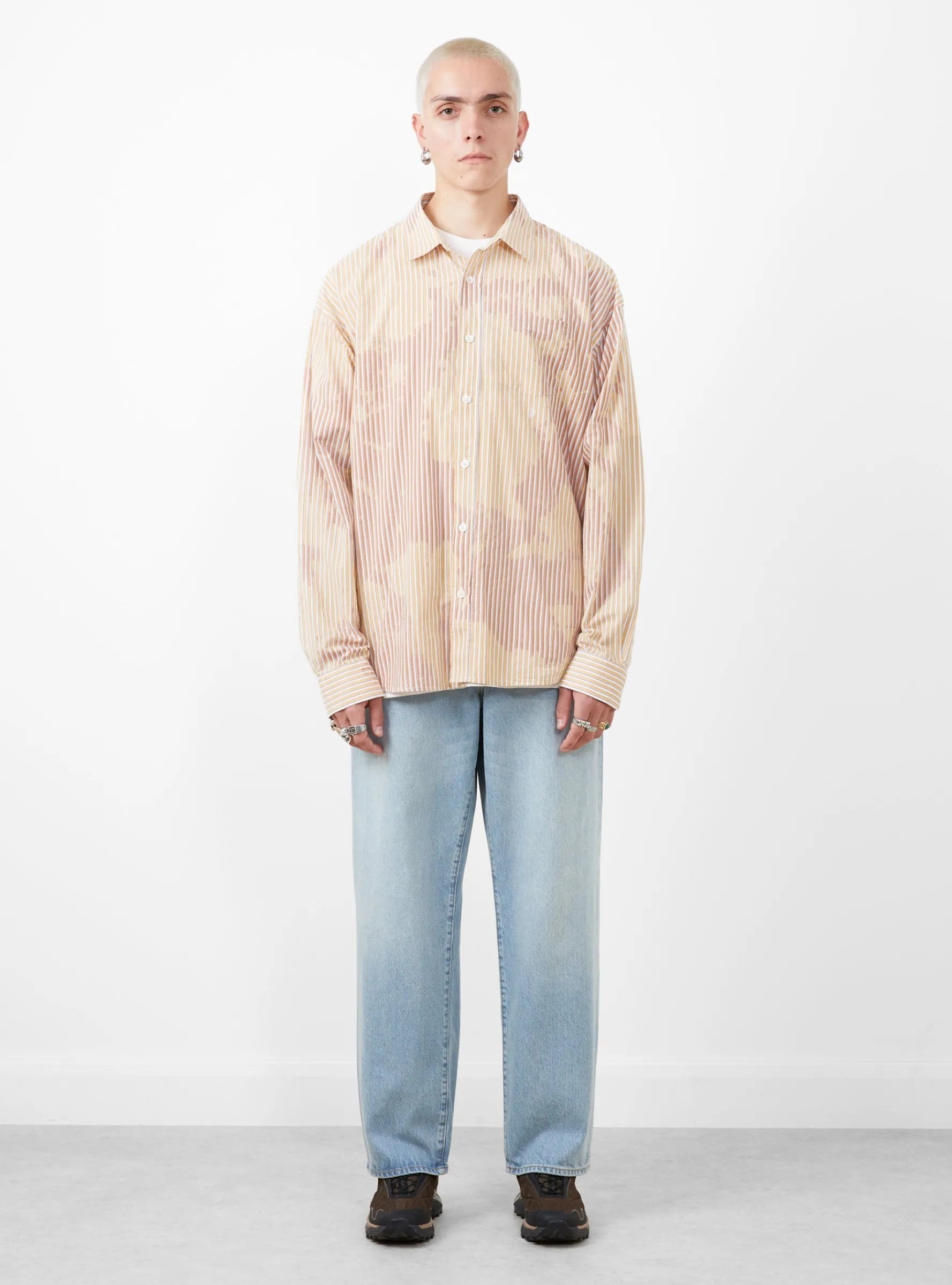 Classic Long Sleeve Shirt Bleached Tan<Stüssy Fashion