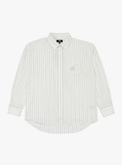 Classic LS Shirt Stripe White<Stüssy Online