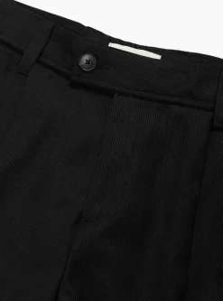 Classic Shorts Fine Black Stripes<mfpen New