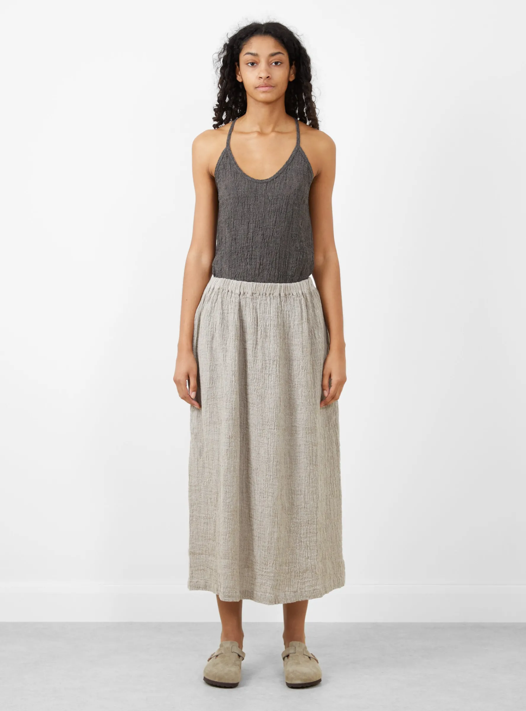 Classic Skirt Ash<Black Crane Fashion
